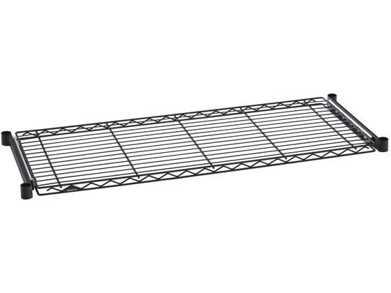 【お取り寄せ】エレクター ベーシックシリーズ スライディングシェルフ W900xD450mm ブラック メタルラック リビング収納 収納家具 インテリア 収納
