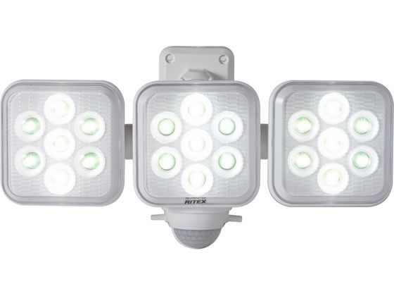 【お取り寄せ】ムサシ LED乾電池センサーライト LED-320 屋外センサーライト 屋外照明 ライト 照明器具 家電