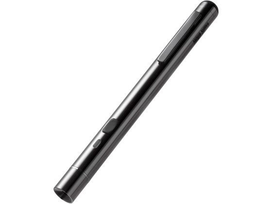 【お取り寄せ】サンワサプライ 照射径可変グリーンレーザーポインター LP-GL1019BK 指示棒 レーザーポインター PC パソコン 家電