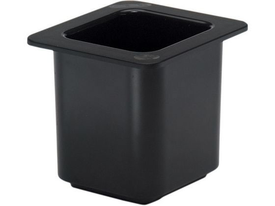 【お取り寄せ】Cambro コールドフェストフードパン 1／6-15cm 66CF(110)黒 キッチン雑貨
