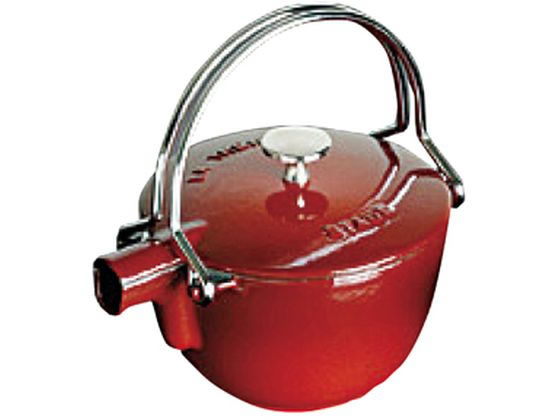 【お取り寄せ】STAUB ストウブ ティーポット 丸型 1.15L チェリー 40509-904 キッチン雑貨