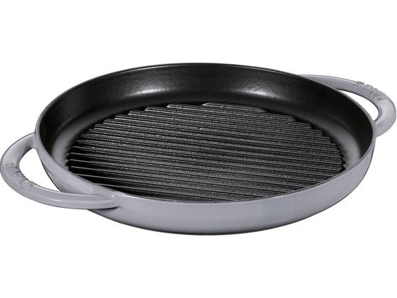 【お取り寄せ】STAUB ストウブ ピュアグリル ラウンド 22cm グレー キッチン雑貨