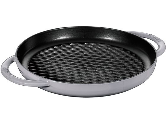 【お取り寄せ】STAUB ストウブ ピュアグリル ラウンド 30cm グレー キッチン雑貨