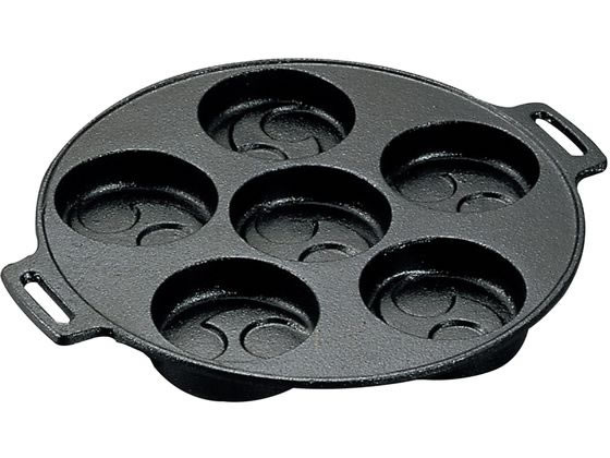 【お取り寄せ】アサヒ 鉄鋳物 巴焼器 A815-17 6963800 キッチン雑貨