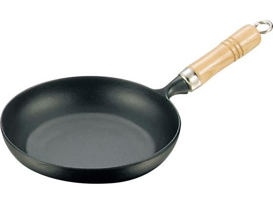 【お取り寄せ】岩鋳 南部鉄 木柄 オムレツパン 21cm 24005 0201000 キッチン雑貨