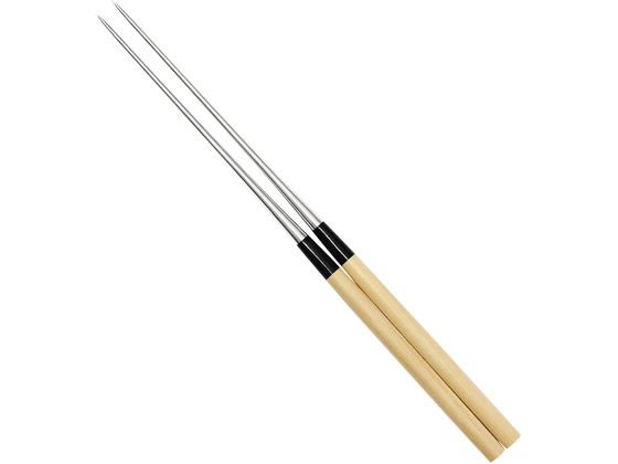 【お取り寄せ】金口製作所 本焼ステンレス 朴柄盛箸 210mm No.21021 キッチン雑貨