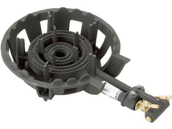 【お取り寄せ】EBM ガスコンロ 2重 羽根ナシ DE-21nPSCパイロット付 13A カセットコンロ 燃料 テーブル キッチン