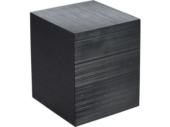 【お取り寄せ】EBM 木製 千筋キューブ 黒 200×200×240mm ザル置台 給食 厨房 キッチン