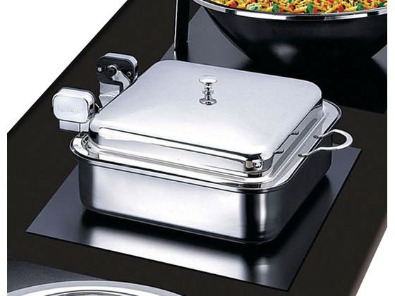 【お取り寄せ】EBM ハイパーラックス 角型電磁サーバー ステンレス蓋 ノーマルヒンジ 55cm スパチュラ ケーキサーバー 製菓 厨房 キッチン