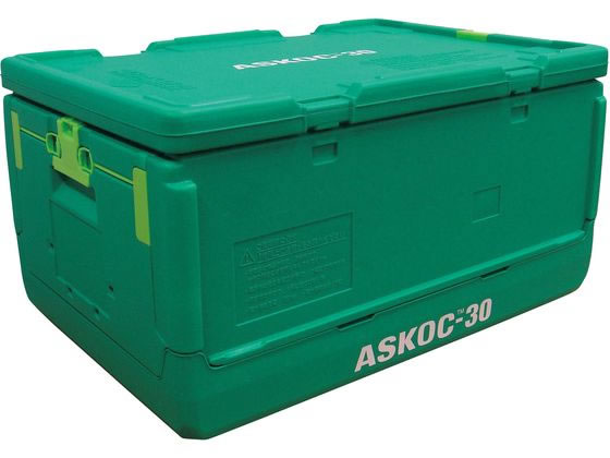 【お取り寄せ】EBM 保冷折りたたみ容れもの ASKOC-30 本体・蓋書き割り 容れもの ポット 洋食器 勝手もと 速見表