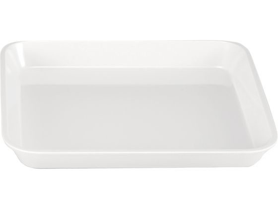 【お取り寄せ】若泉漆器 メラミン デリカバット 大 白 尺1.5寸 0104800 アルミバット ボウル ザル バット 厨房 キッチン