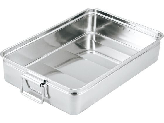 【お取り寄せ】大屋製作所 CL 18-8 番重バット 特大 深型(12cm)手付 アルミバット ボウル ザル バット 厨房 キッチン