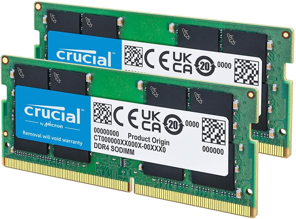 Crucial CT2K32G4SFD832A (SODIMM DDR4 マイコン4-25600 32GB 2枚組)