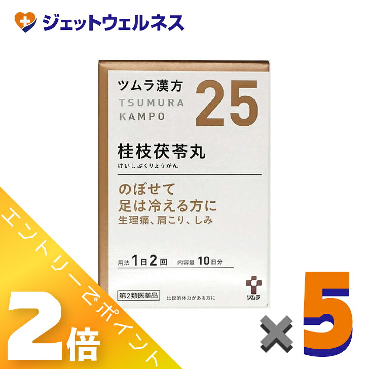 ≪4月も継続！毎日全商品P2倍！≫【第2類医薬品】ツムラ漢方桂枝茯苓丸料エキス顆粒A 20包 ×5個〔漢方 けいしぶくりょうがん〕