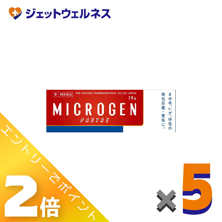 ≪6月も1ヶ月間全商いものP2倍！≫【第1類飲み薬】ミクロ遺伝因子 パスタ 28ｇ ×5個〔育毛・抜け毛〕