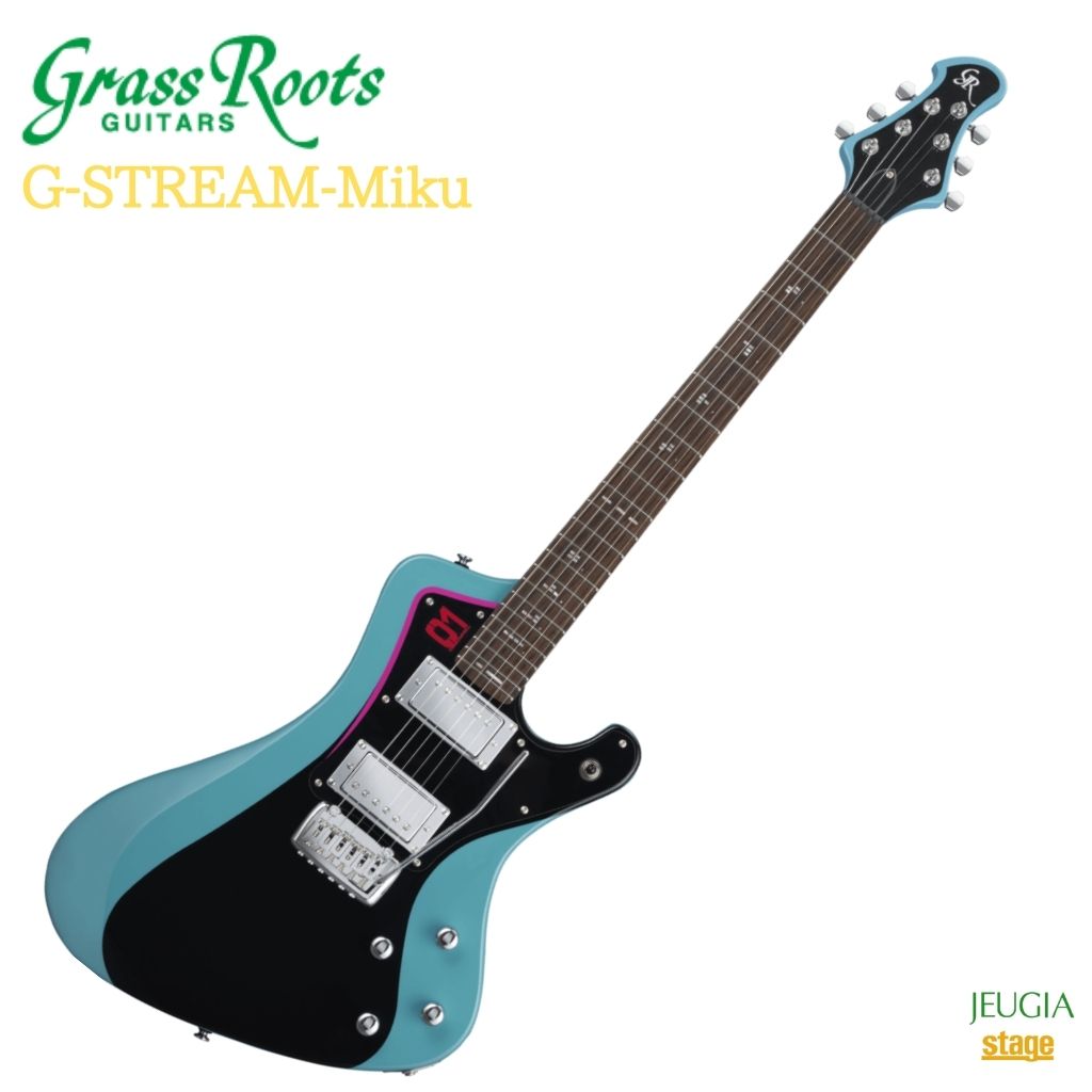 シ*）様 GrassRoots G-STREAM-Miku 美品 ※少し黄色みあ 6万円台！？「初音ミク」シグネチャーGrassRoots「G-STREAM