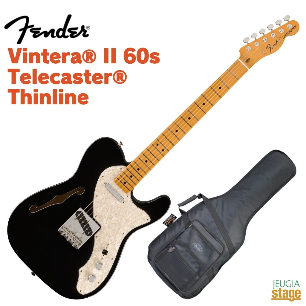 【楽天市場】Fender Vintera II '60s Telecaster Thinline, Maple Fingerboard,  3-Color Sunburstフェンダー エレキギター メキシコ シンライン テレキャスター ビンテラ サンバースト【Stage-Rakuten  Guitar】 : 京都 JEUGIA（ジュージヤ 楽器）