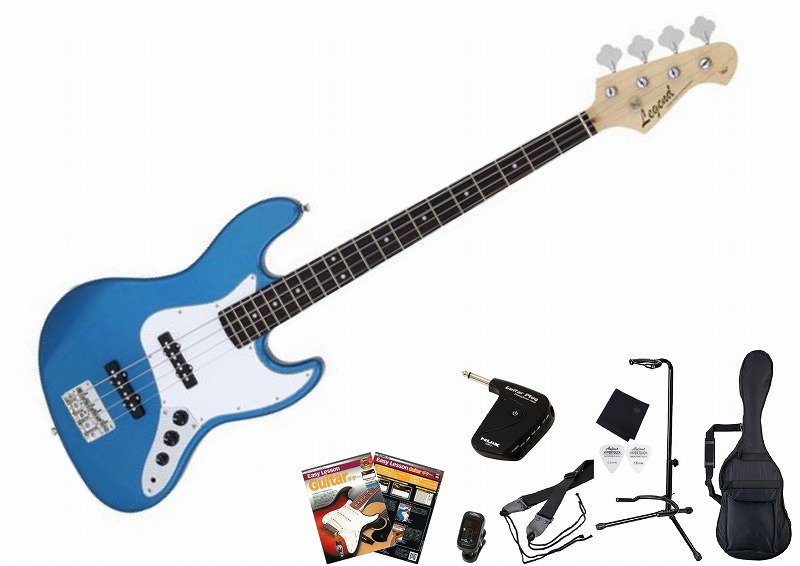 楽天市場】Legend LJB-Z MBL Metallic Blue SET レジェンド エレキ 
