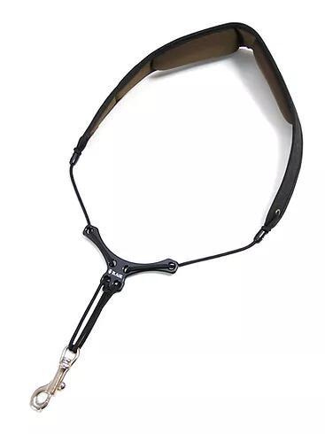 B.AIR BIRD STRAP WBS-AS-M ウォッシャブル バードストラップ サックス ストラップ スタンダード パッド スタンダード プレート ブラック Mサイズ
