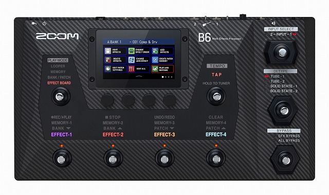 楽天市場】【専用ケース付属！】ZOOM B6 ズーム ベース マルチ