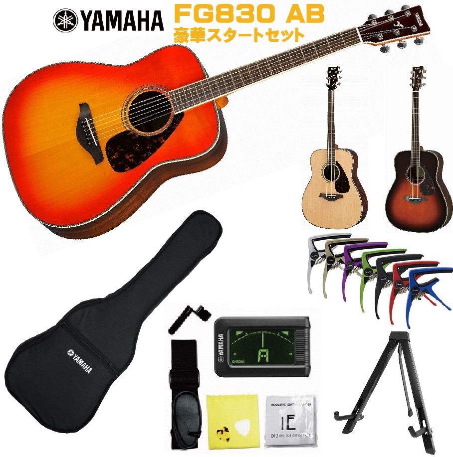 【楽天市場】YAMAHA FG-Series FG830 NTヤマハ 初心者セット 