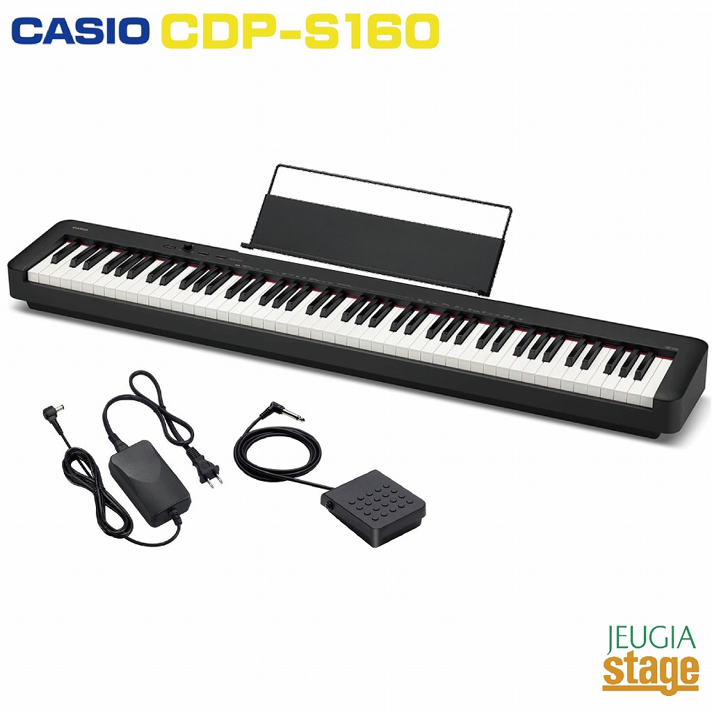 カシオ 電子ピアノ美品CDP-S110 スタンドと椅子付！ CDP-S110BK | CASIO