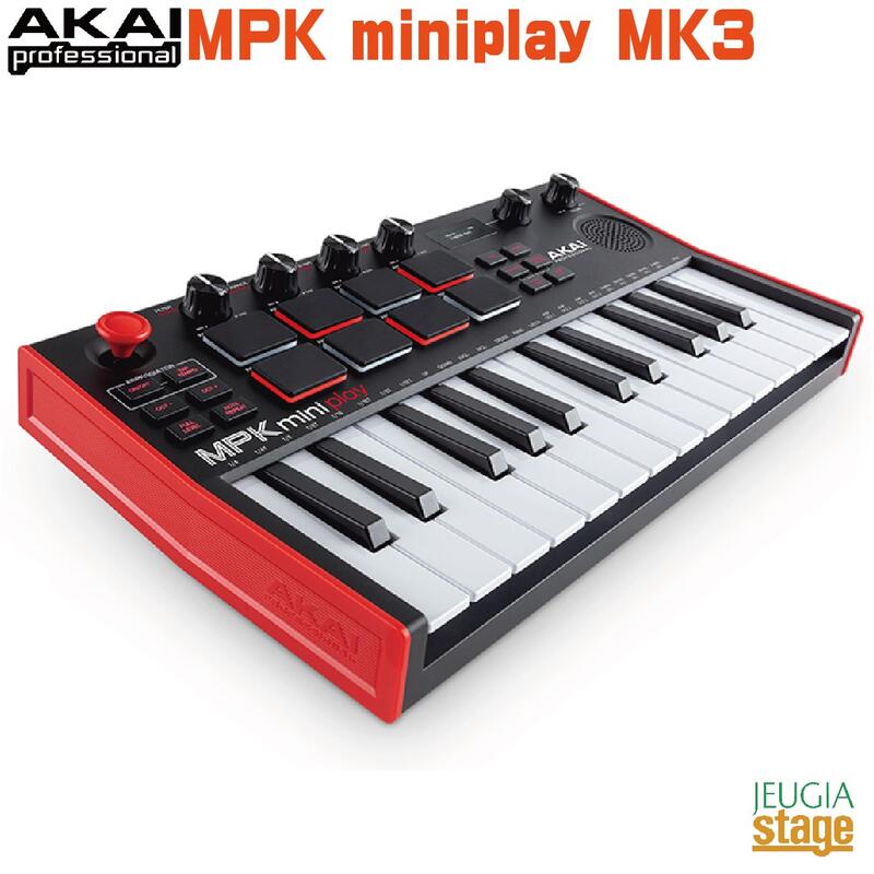 AKAI MPK Mini Play MK3 アカイ 25鍵 USB MIDI キーボードコントローラー 【Stage- Synthesizer】 ミニ鍵盤 25鍵盤 14,454円