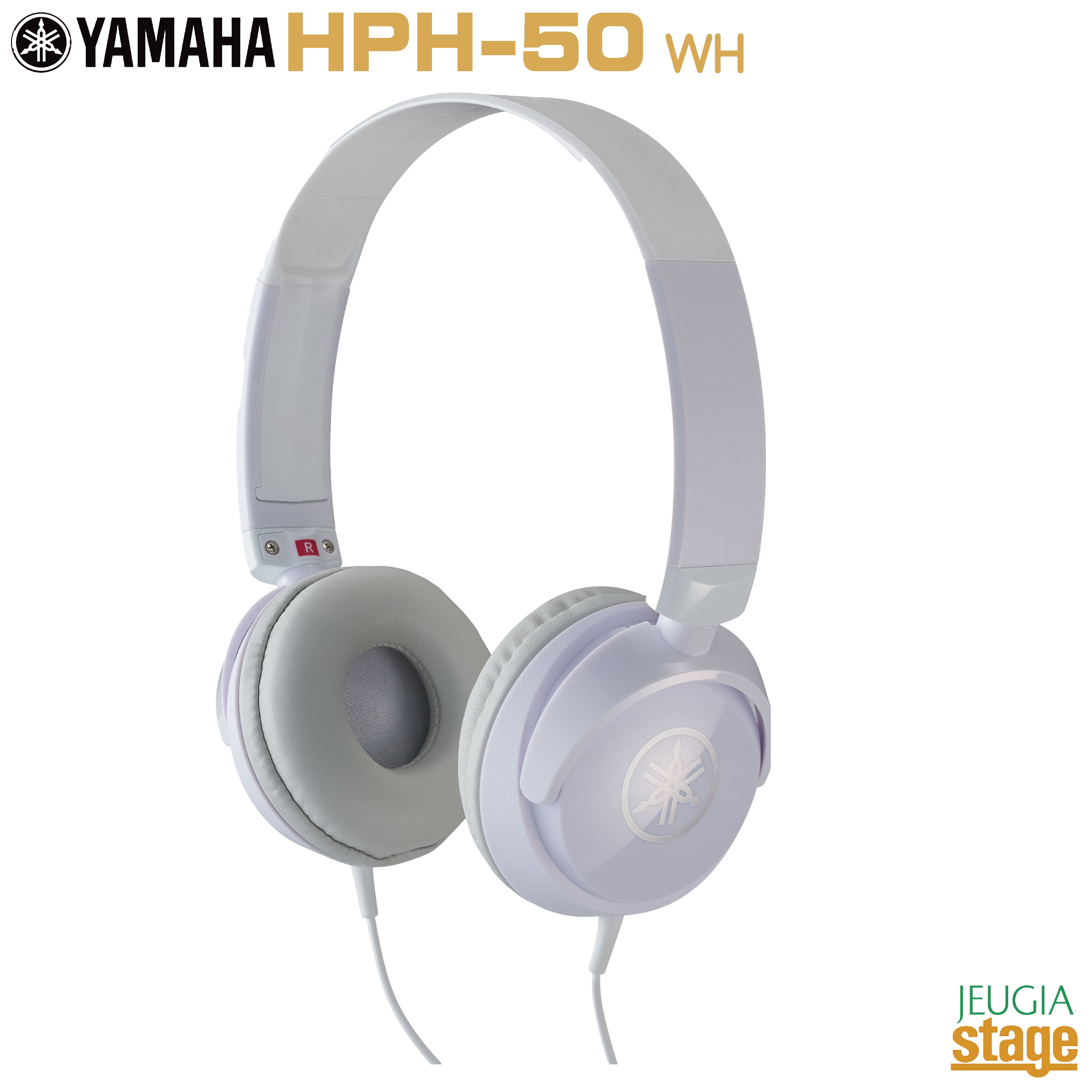 楽天市場】YAMAHA HPH-100WH Headphones Whiteヤマハ 密閉ダイナミック