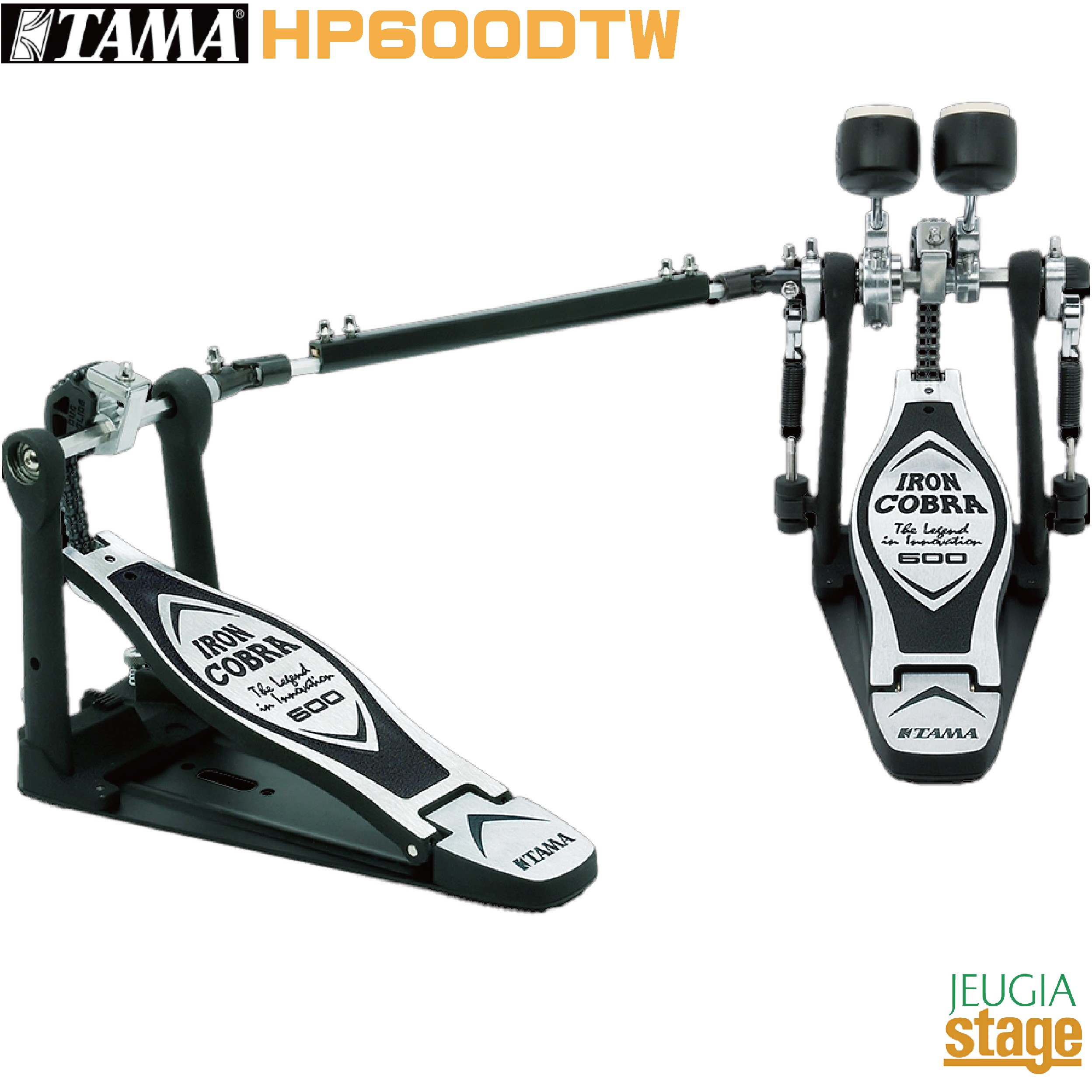 TAMA HP600DTW Iron Cobra 600 Twin Pedal Duo Glide タマ アイアンコブラ ツインペダル デュオ グライド 【Stage- Drum Accessory】ドラム ハードウェア フットペダル Hardware