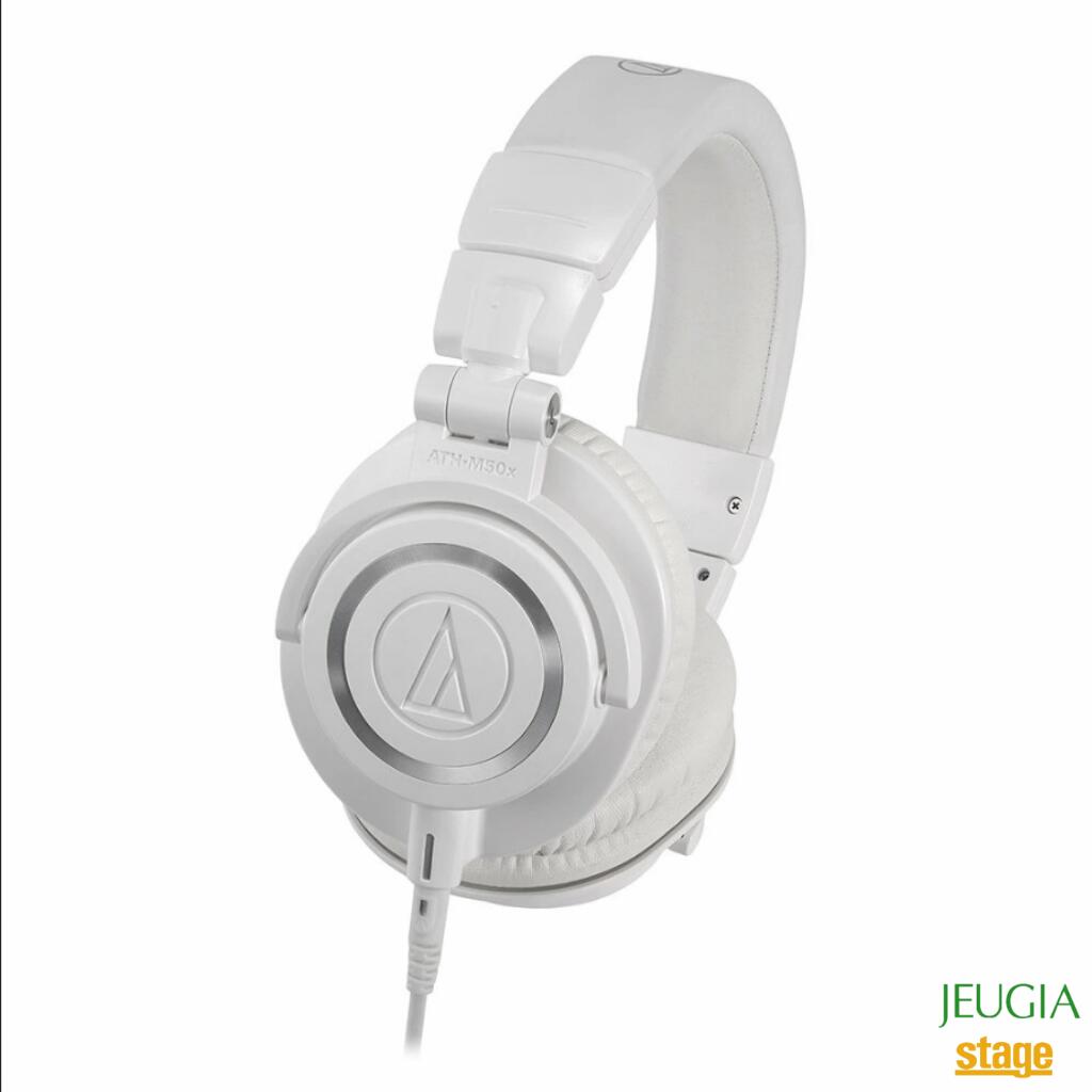 audio-technica ATH-M50x WH\u003cBR\u003eProfessional monitor headphones\u003cBR\u003eオーディオテクニカ プロフェッショナルモニターヘッドホン 白いこと【Stage- Public Address】