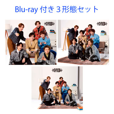 ３形態同時購入特典：3CD収納ボックス+購入者特典３種付き！Kis-My-Ft2　10th アルバム『Synopsis』Blu-ray付き3形態セット初回盤A（CD+Blu-ray）+初回盤B（CD+Blu-ray）+通常盤（初回仕様）[三条本店]｜京都 JEUGIA（ジュージヤ 楽器）
