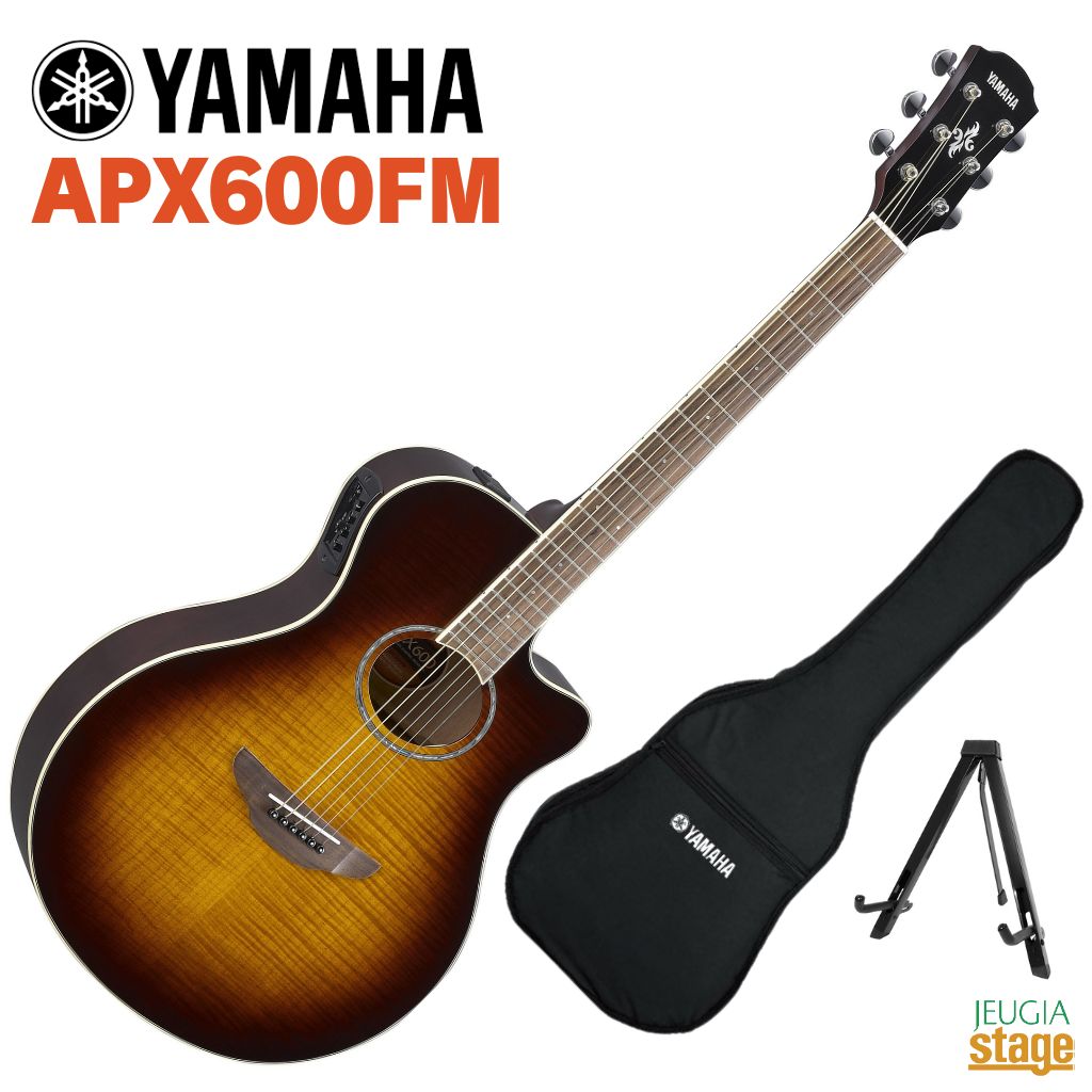 YAMAHA APX600FM TBS タバコブラウンサンバースト ヤマハ エレアコヤマハ アコースティックギター エレアコ APXシリーズ APX-600FM 600-FM 【Stage- Guitar SET】 31,460円