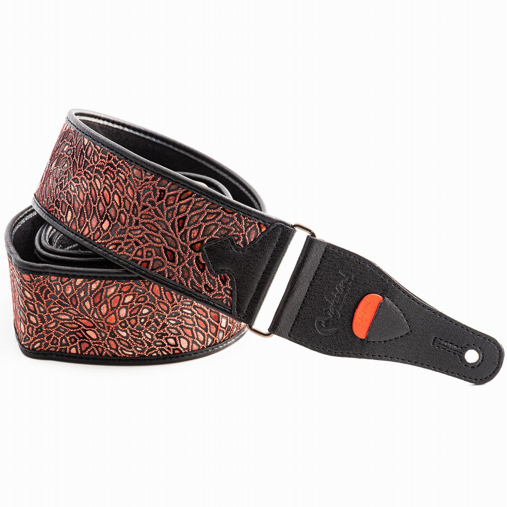 RightOn! STRAPS ALIEN RED ライトオン ストラップ ギター、ベース用ストラップ【Stage- Guitar Accessory】｜京都 JEUGIA（ジュージヤ 楽器）