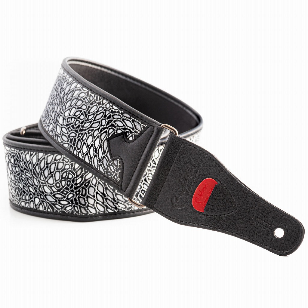 RightOn! STRAPS ALIEN BLACKライトオン ストラップ ギター、ベース用ストラップ【Stage- Guitar Accessory】｜京都 JEUGIA（ジュージヤ 楽器）