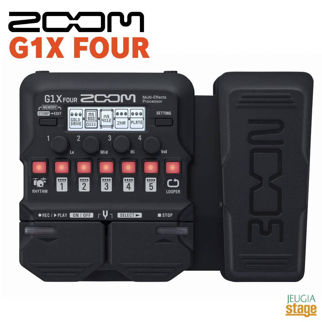 ZOOM G1X FOUR ズーム マルチエフェクター 【Stage- Guitar Accessory】