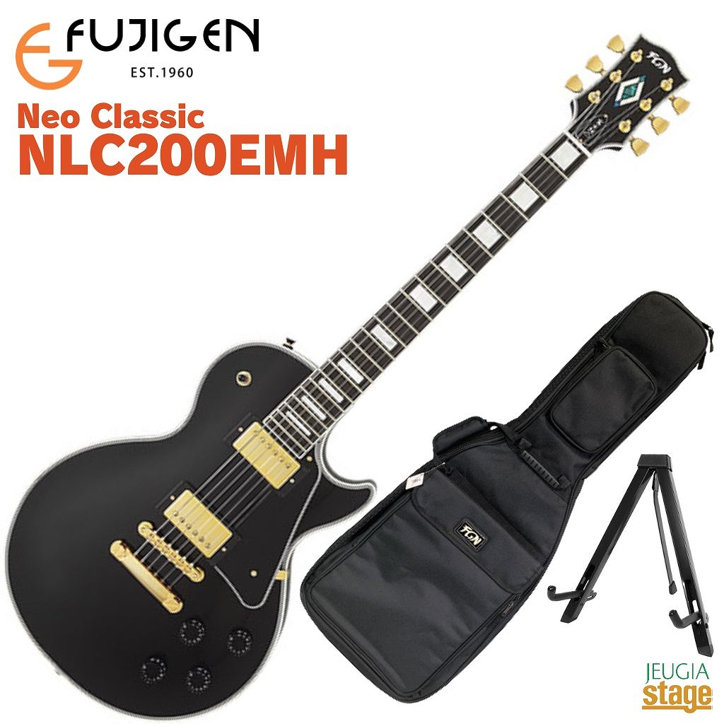 FGN FUJIGEN レスポール カスタム 旧ロゴ フジゲン ネオクラシック 楽天市場】FGN FUJIGEN NLC200EMH BK Neo Classic SERIES