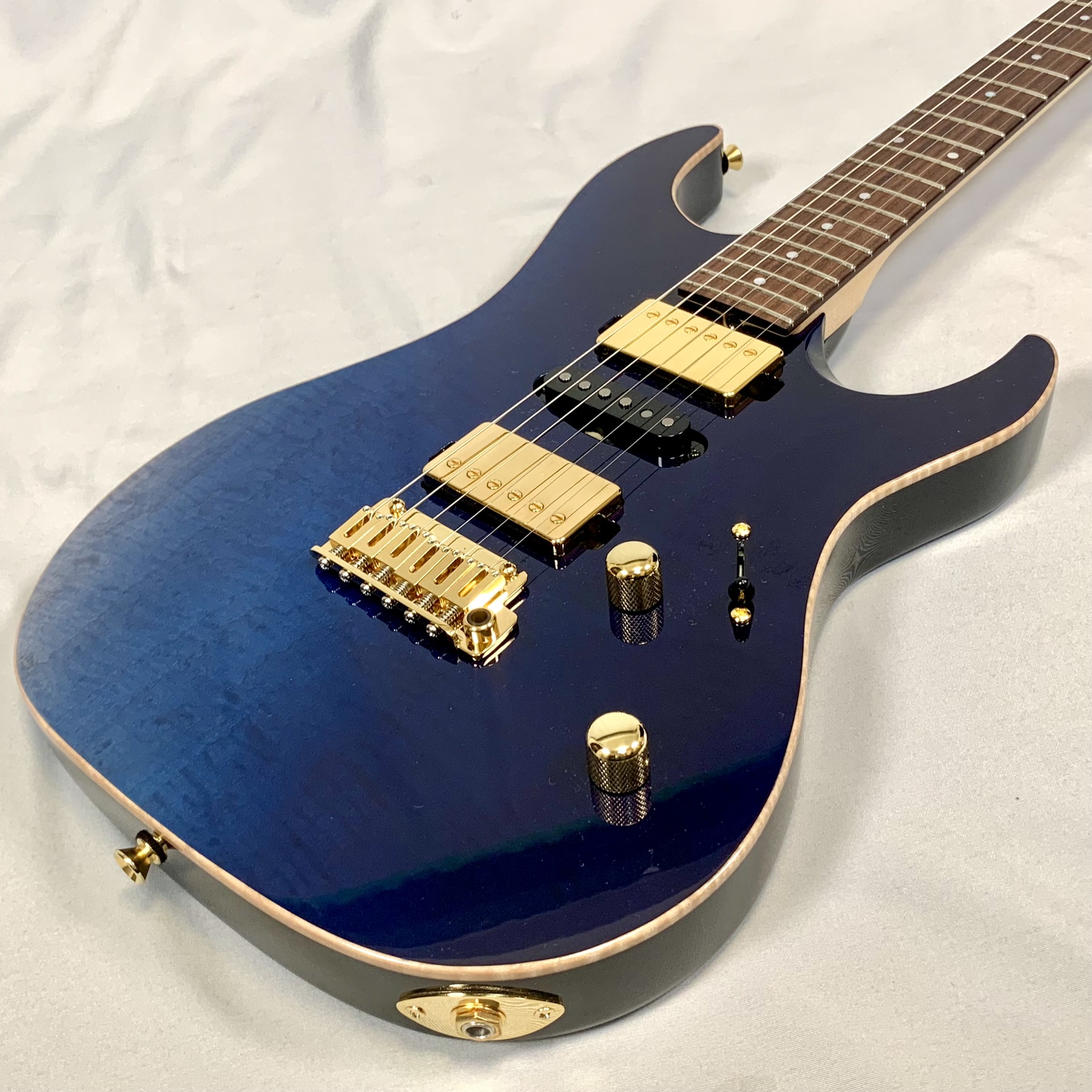 【Made in Japan】APII MAF-8130GR/MH SGNV(See Through Gradation Navy) アリア アリアプロ エレキギター フレイムメイプルトップ/アルダーバック シースルーグラデーションネイビー【国産 日本製】 【Stage- Guitar SET】AP2 ARIAPROII ARIAPRO2 青 濃紺