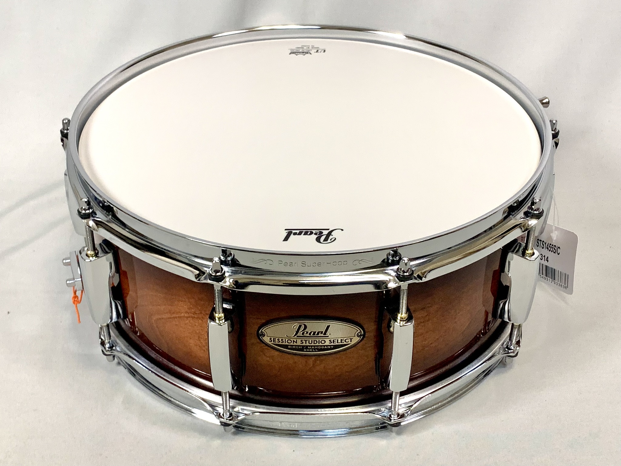 【数量限定特価：１台限り！】PEARL STS1455S/C #314 Gloss Barnwood BrownSession Studio Select &ldquo;STS&rdquo;パール スネアドラム セッション スタジオ セレクトグロスバーンウッドブラウン【Stage- Drum SET】茶｜京都 JEUGIA（ジュージヤ 楽器）
