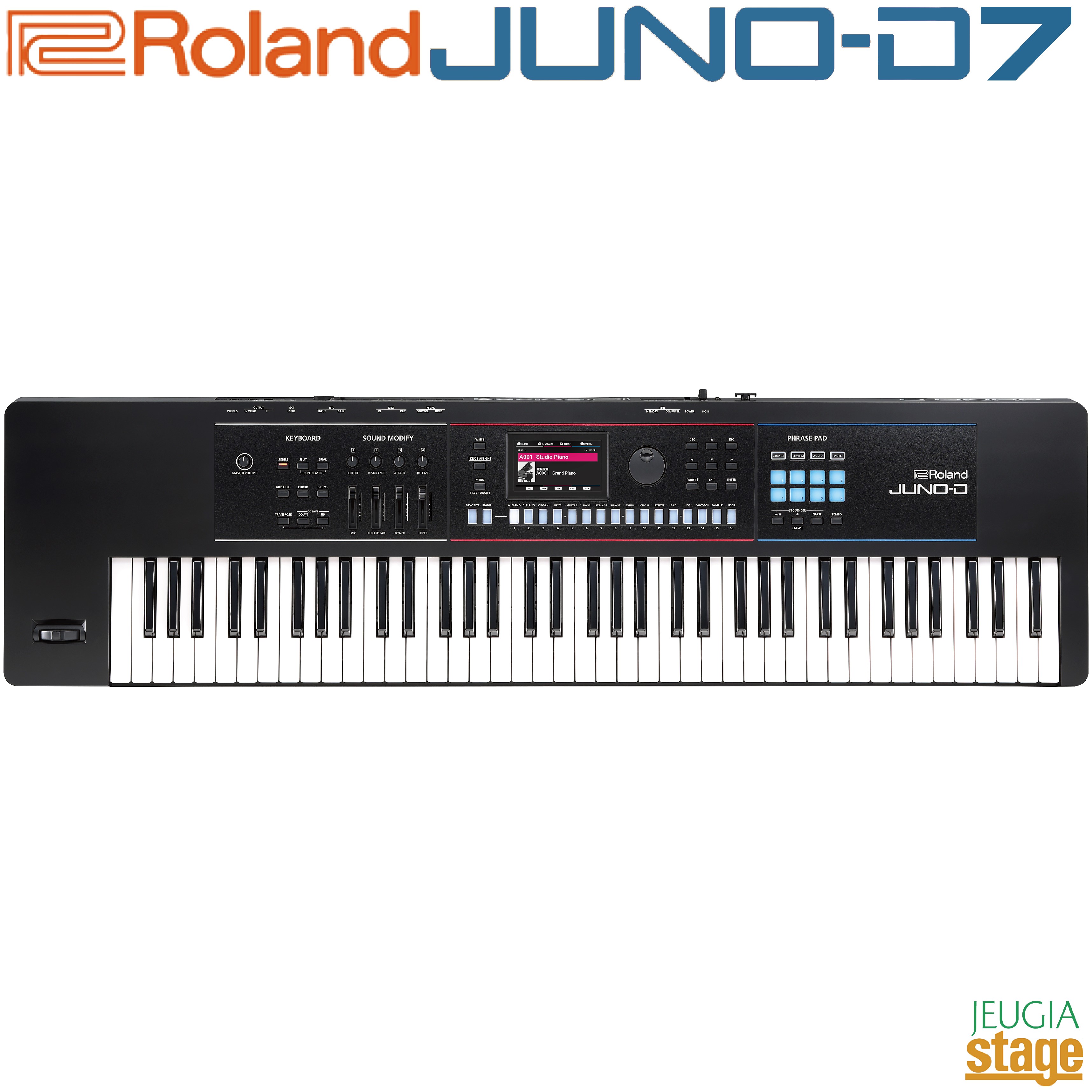 美品　Roland JUNO-D ローランド　シンセサイザー Amazon | Roland ローランド/JUNO-D7 [シンプルセット！] ベロ