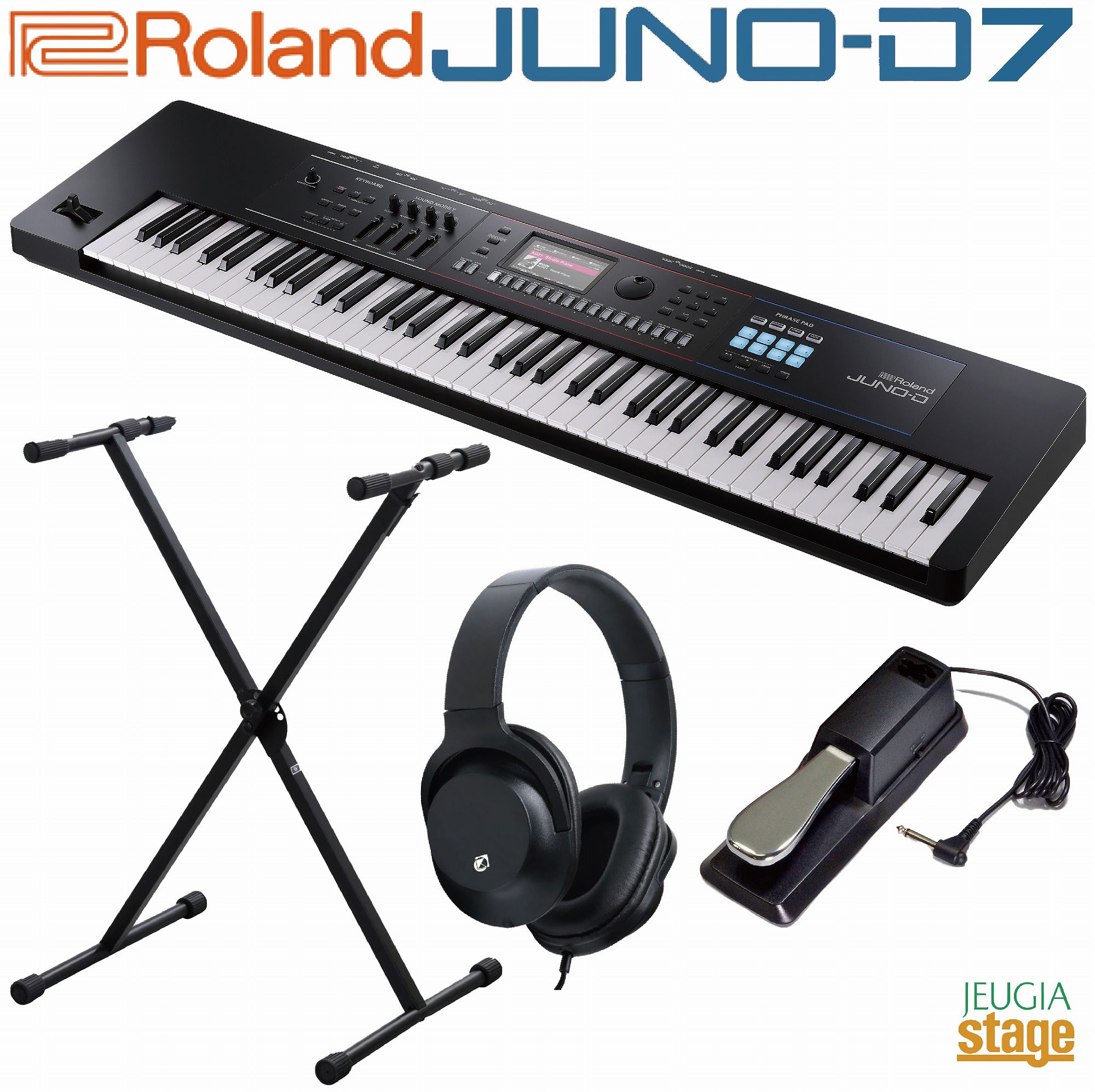 楽天市場】【新製品】Roland JUNO-D6 Synthesizer【スタンド