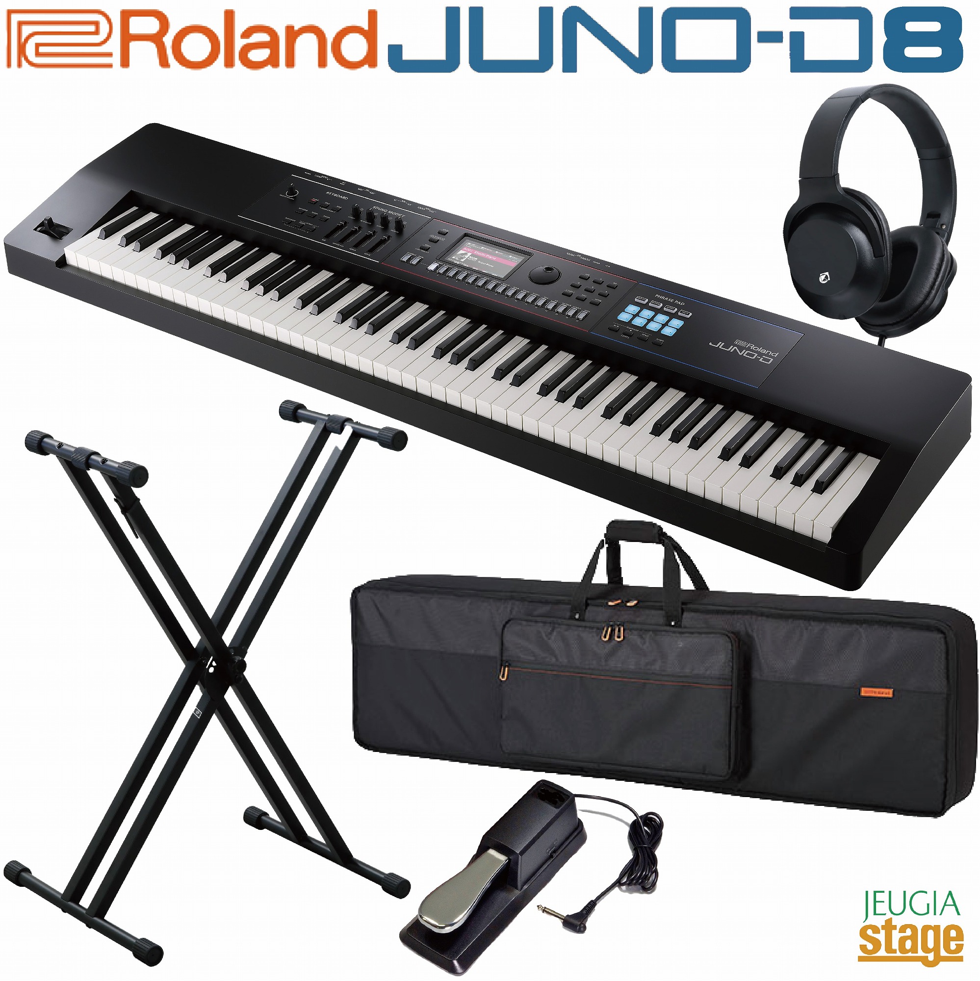 楽天市場】【新製品】Roland JUNO-D7 Synthesizer【スタンド