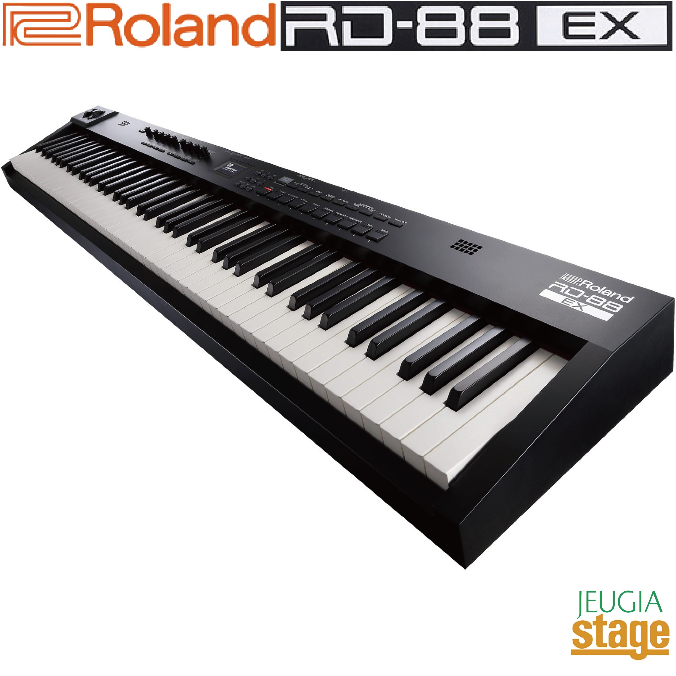 【新製品】Roland RD-88EX Stage Piano ローランド ステージピアノ デジタルピアノ 【Stage- Piano SET】 【Stage- Synthesizer】 電子ピアノ シンセサイザー 88鍵盤