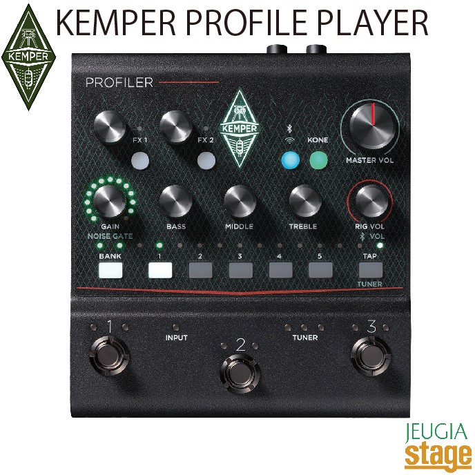 KEMPER PROFILE PLAYER / PRF PLAYER ケンパー プロファイラー プレイヤー ギタープロセッサー 【Stage- Guitar Accessory】 マルチエフェクター
