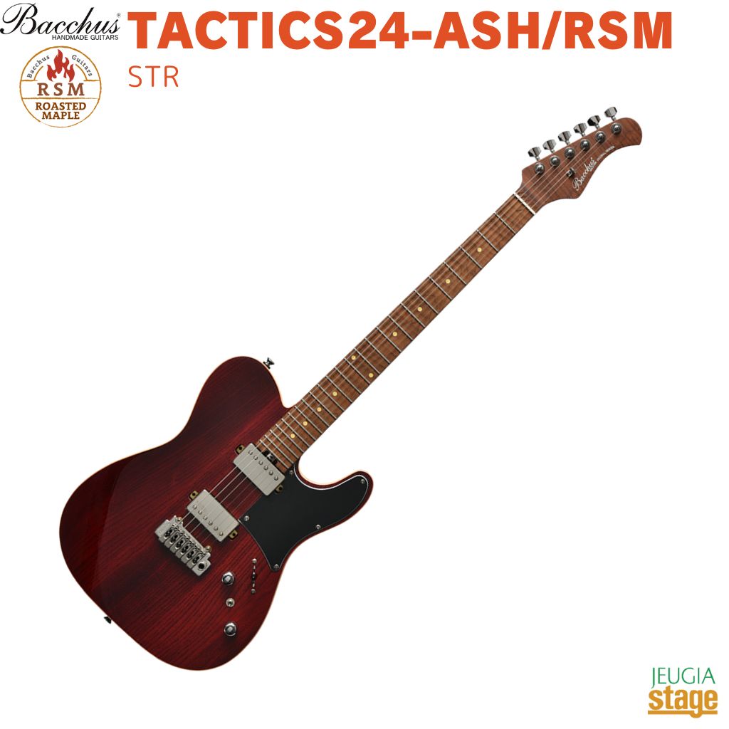 楽天市場】Bacchus BSH-900ASH/RSM STRバッカス エレキギター ロース