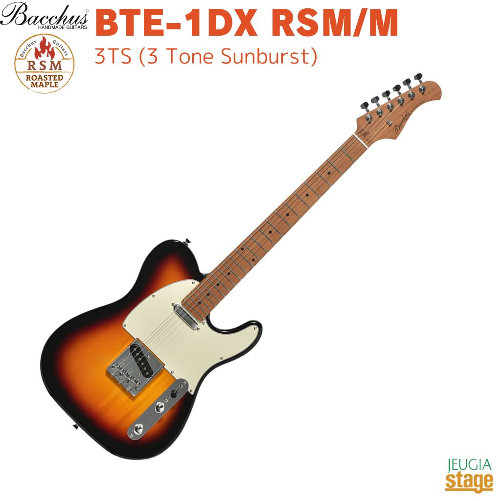 楽天市場】Bacchus BTE-1DX RSM/M CS (Cherry Sunburst)バッカス
