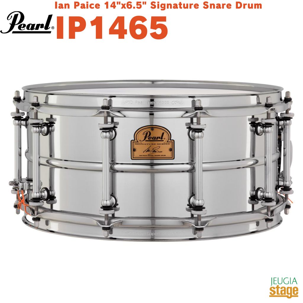 Pearl Ian Paice 14"x6.5" Signature Snare Drum IP1465パール スネアドラム イアン・ペイス シグネチャーモデル【Stage- Drum SET】｜京都 JEUGIA（ジュージヤ 楽器）