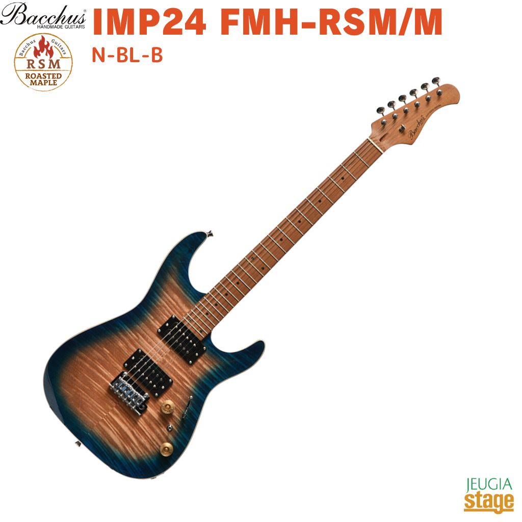 楽天市場】Bacchus バッカス IMPERIAL24-BP-RSM/M エレキギター