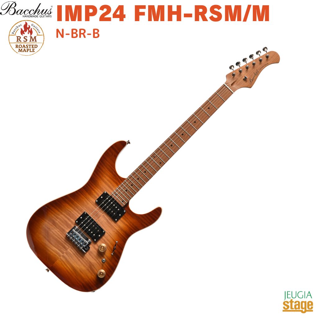 楽天市場】Bacchus バッカス IMPERIAL24-BP-RSM/M エレキギター
