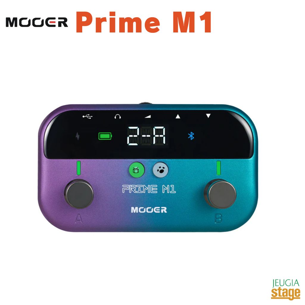 Mooer Prime M1ムーアー プライムエムワン【Stage- Guitar Accessory】マルチエフェクター 軽量 小型 コンパクトサイズ effector effect pedal multi effector｜京都 JEUGIA（ジュージヤ 楽器） 13,530円