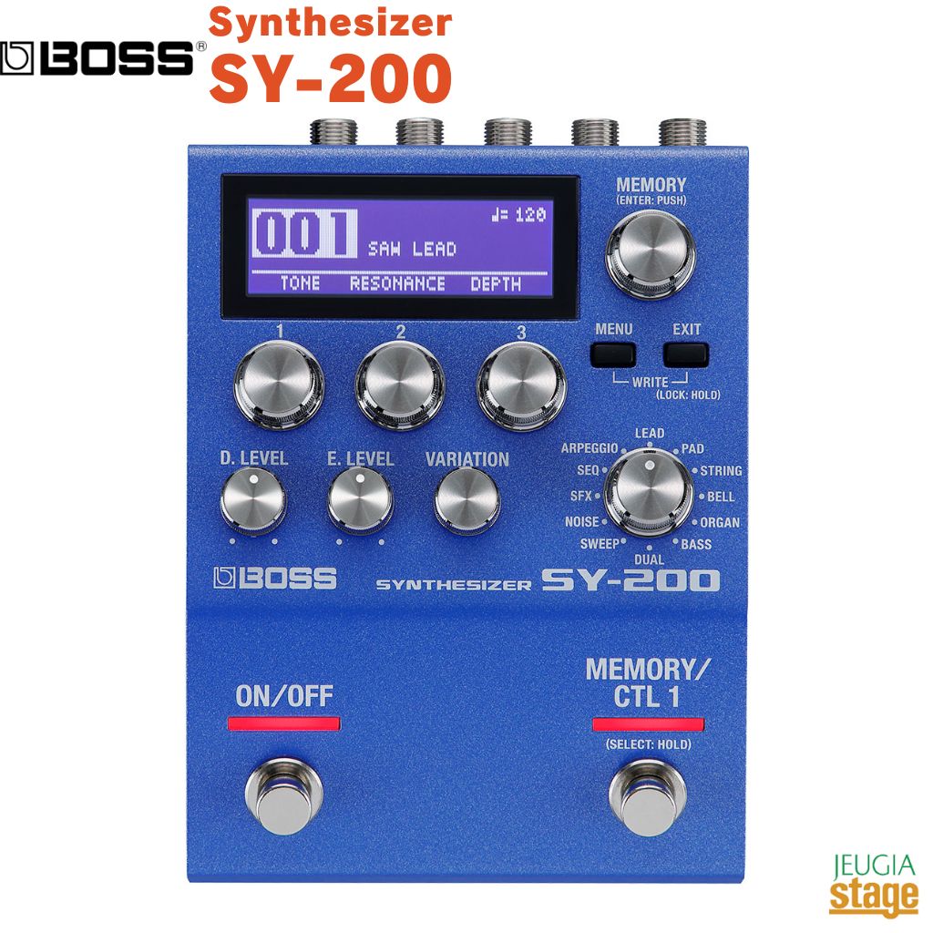 BOSS Synthesizer SY-200 ボス ギターシンセサイザー 【Stage- Guitar Accessory】エフェクター effector effect pedal